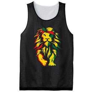 Lion Juneteenth Cool Black History African American Flag Mesh Reversible Basketball Jersey Tank