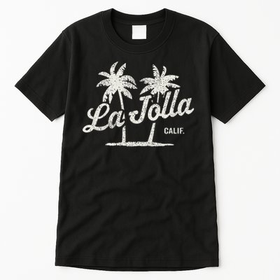 La Jolla California Vintage 70s Palm Trees Graphic Tall T-Shirt