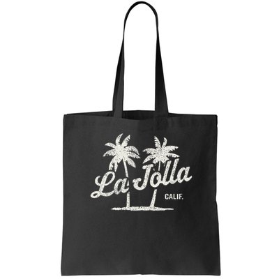 La Jolla California Vintage 70s Palm Trees Graphic Bag
