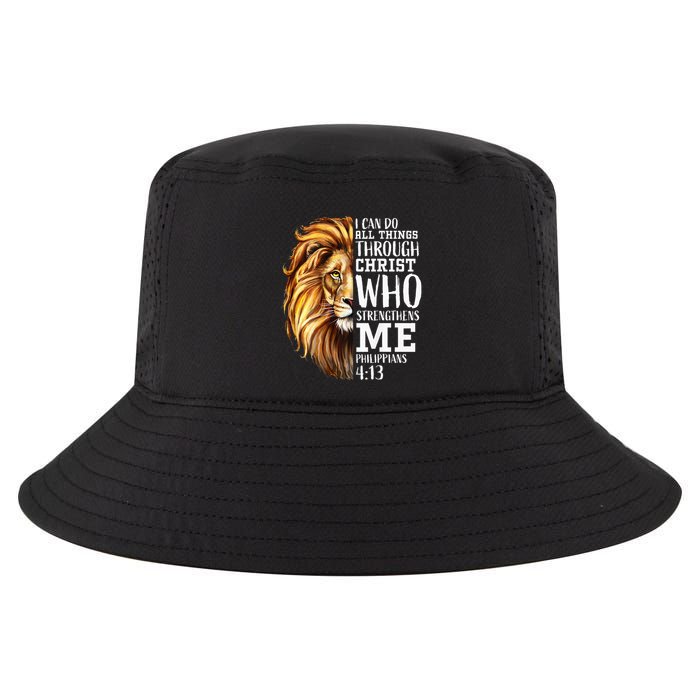 Lion Judah Christian Religious Scripture Cool Comfort Performance Bucket Hat