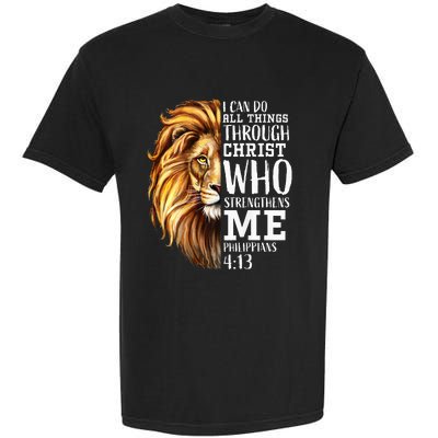 Lion Judah Christian Religious Scripture Garment-Dyed Heavyweight T-Shirt