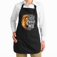 Lion Judah Christian Religious Scripture Apron