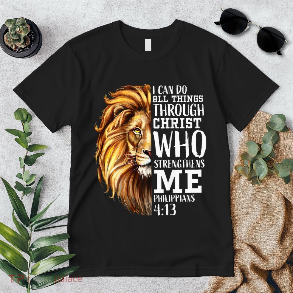 Lion Judah Christian Religious Scripture Premium T-Shirt
