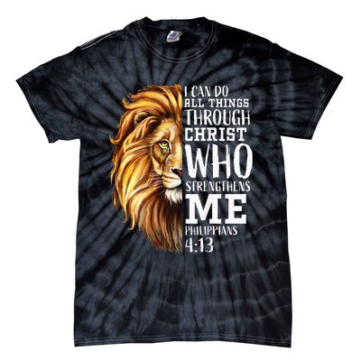 Lion Judah Christian Religious Scripture Tie-Dye T-Shirt