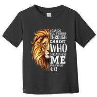 Lion Judah Christian Religious Scripture Toddler T-Shirt