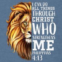 Lion Judah Christian Religious Scripture Garment-Dyed Sweatshirt