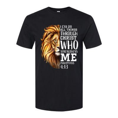 Lion Judah Christian Religious Scripture Softstyle CVC T-Shirt