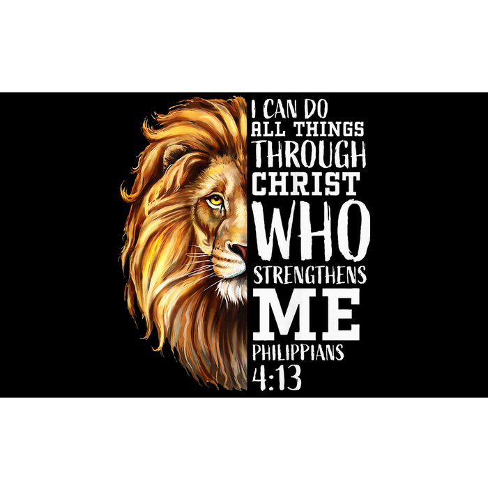 Lion Judah Christian Religious Scripture Graphic Back Print Bumper Sticker