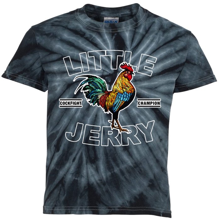 Little Jerry Cockfight Champion Kids Tie-Dye T-Shirt