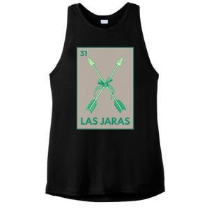 Las Jaras Card Mexican Lottery Card Cute Gift Ladies PosiCharge Tri-Blend Wicking Tank