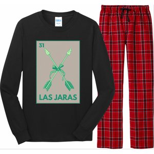 Las Jaras Card Mexican Lottery Card Cute Gift Long Sleeve Pajama Set