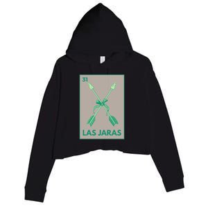 Las Jaras Card Mexican Lottery Card Cute Gift Crop Fleece Hoodie