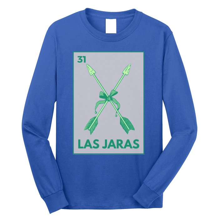 Las Jaras Card Mexican Lottery Card Cute Gift Long Sleeve Shirt