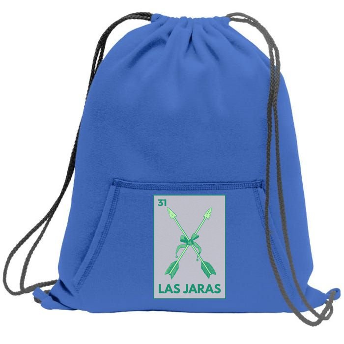 Las Jaras Card Mexican Lottery Card Cute Gift Sweatshirt Cinch Pack Bag