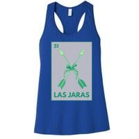 Las Jaras Card Mexican Lottery Card Cute Gift Women's Racerback Tank