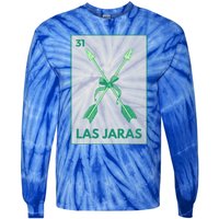 Las Jaras Card Mexican Lottery Card Cute Gift Tie-Dye Long Sleeve Shirt