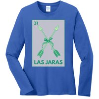 Las Jaras Card Mexican Lottery Card Cute Gift Ladies Long Sleeve Shirt