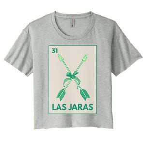 Las Jaras Card Mexican Lottery Card Cute Gift Women's Crop Top Tee