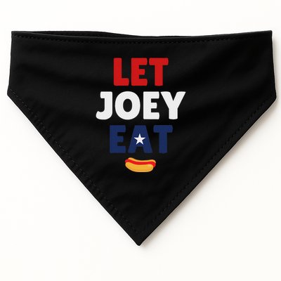 Let Joey Eat Funny Design USA-Made Doggie Bandana