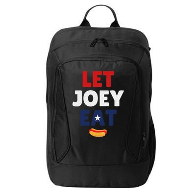 Let Joey Eat Funny Design City Backpack