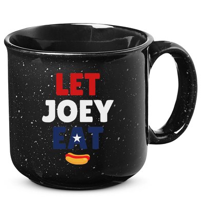 Let Joey Eat Funny Design 15oz Campfire Ceramic Mug