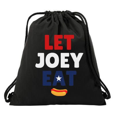 Let Joey Eat Funny Design Drawstring Bag