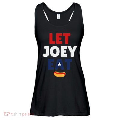 Let Joey Eat Funny Design Ladies Essential Flowy Tank