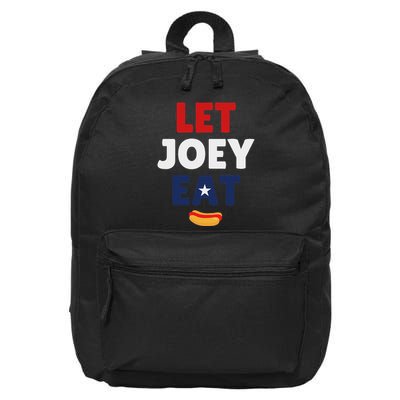 Let Joey Eat Funny Design 16 in Basic Backpack