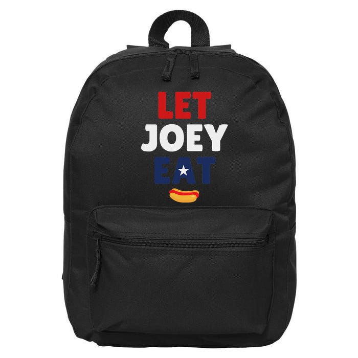 Let Joey Eat Funny Design 16 in Basic Backpack