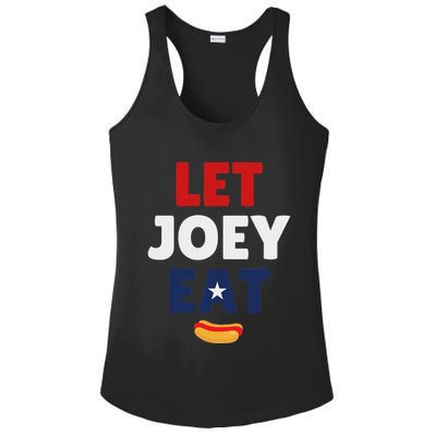 Let Joey Eat Funny Design Ladies PosiCharge Competitor Racerback Tank