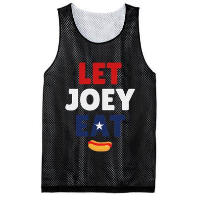 Let Joey Eat Funny Design Mesh Reversible Basketball Jersey Tank