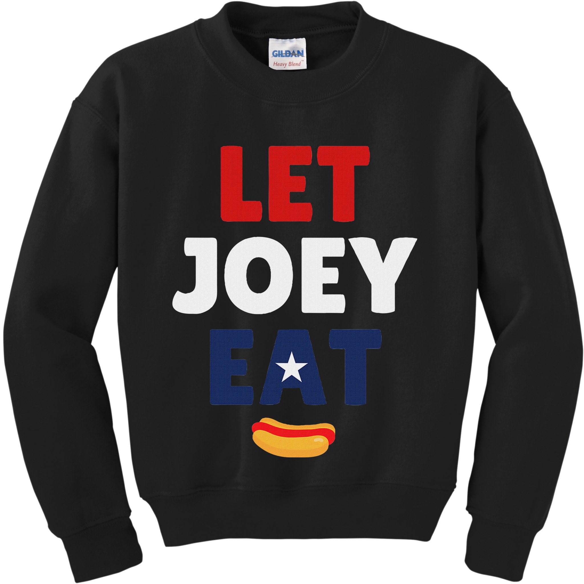Let Joey Eat Funny Design Kids Sweatshirt