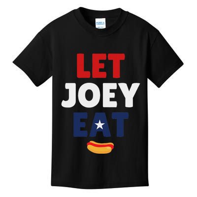 Let Joey Eat Funny Design Kids T-Shirt