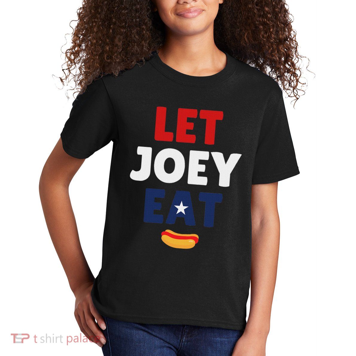 Let Joey Eat Funny Design Kids T-Shirt