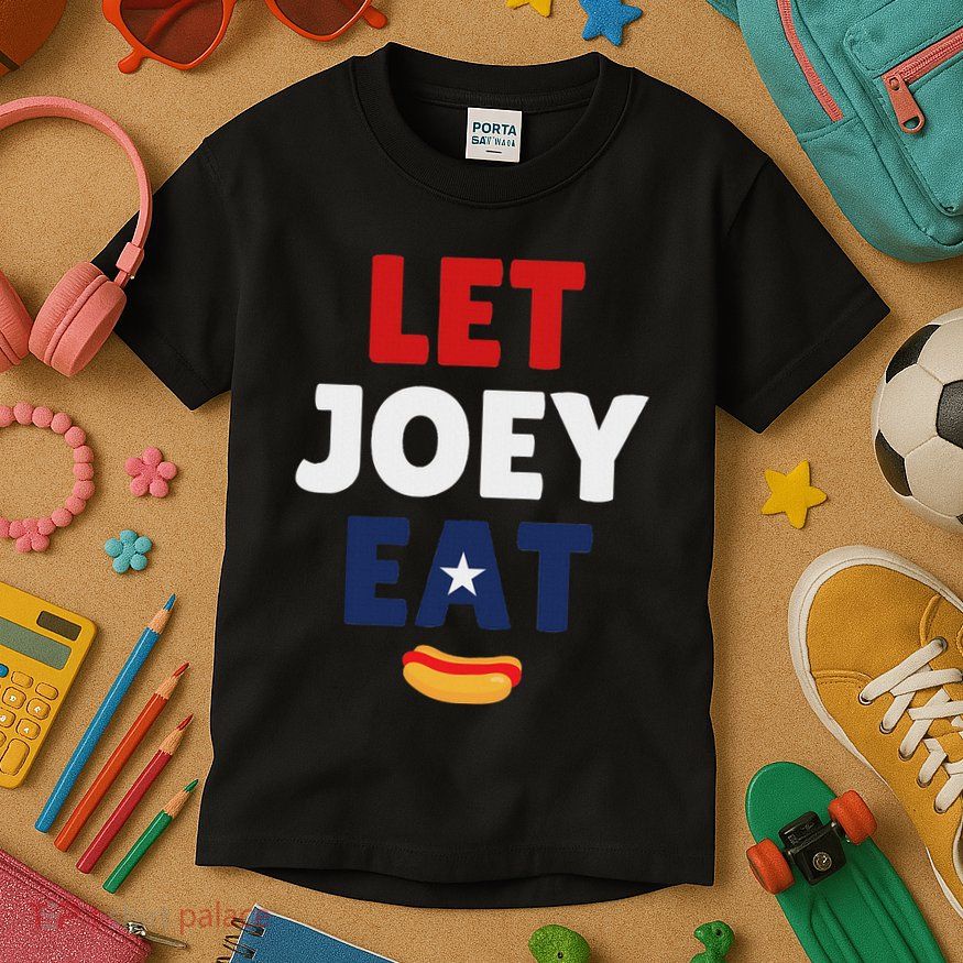 Let Joey Eat Funny Design Kids T-Shirt