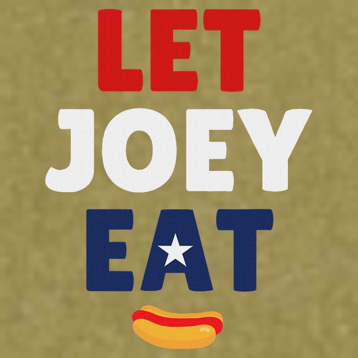 Let Joey Eat Funny Design Garment-Dyed Women's Muscle Tee