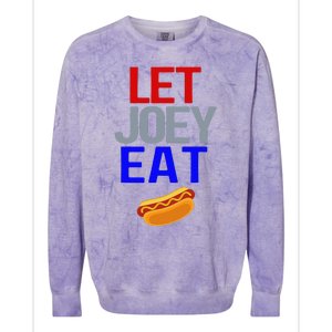 Let Joey Eat. Bring Back Chestnut Contest Winner Colorblast Crewneck Sweatshirt