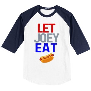 Let Joey Eat. Bring Back Chestnut Contest Winner Baseball Sleeve Shirt