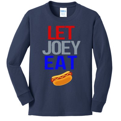 Let Joey Eat. Bring Back Chestnut Contest Winner Kids Long Sleeve Shirt