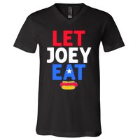 Let Joey Eat V-Neck T-Shirt