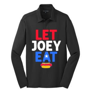 Let Joey Eat Silk Touch Performance Long Sleeve Polo