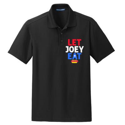 Let Joey Eat Dry Zone Grid Polo