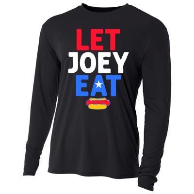 Let Joey Eat Cooling Performance Long Sleeve Crew