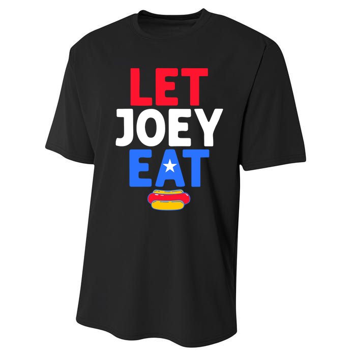 Let Joey Eat Performance Sprint T-Shirt