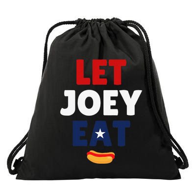 Let Joey Eat Drawstring Bag
