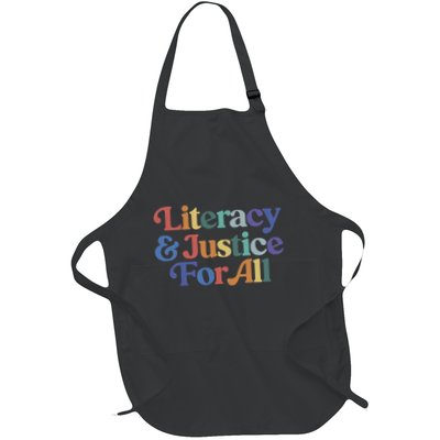 Literacy Justice For All Stop Book Banning Protect Librarian Apron