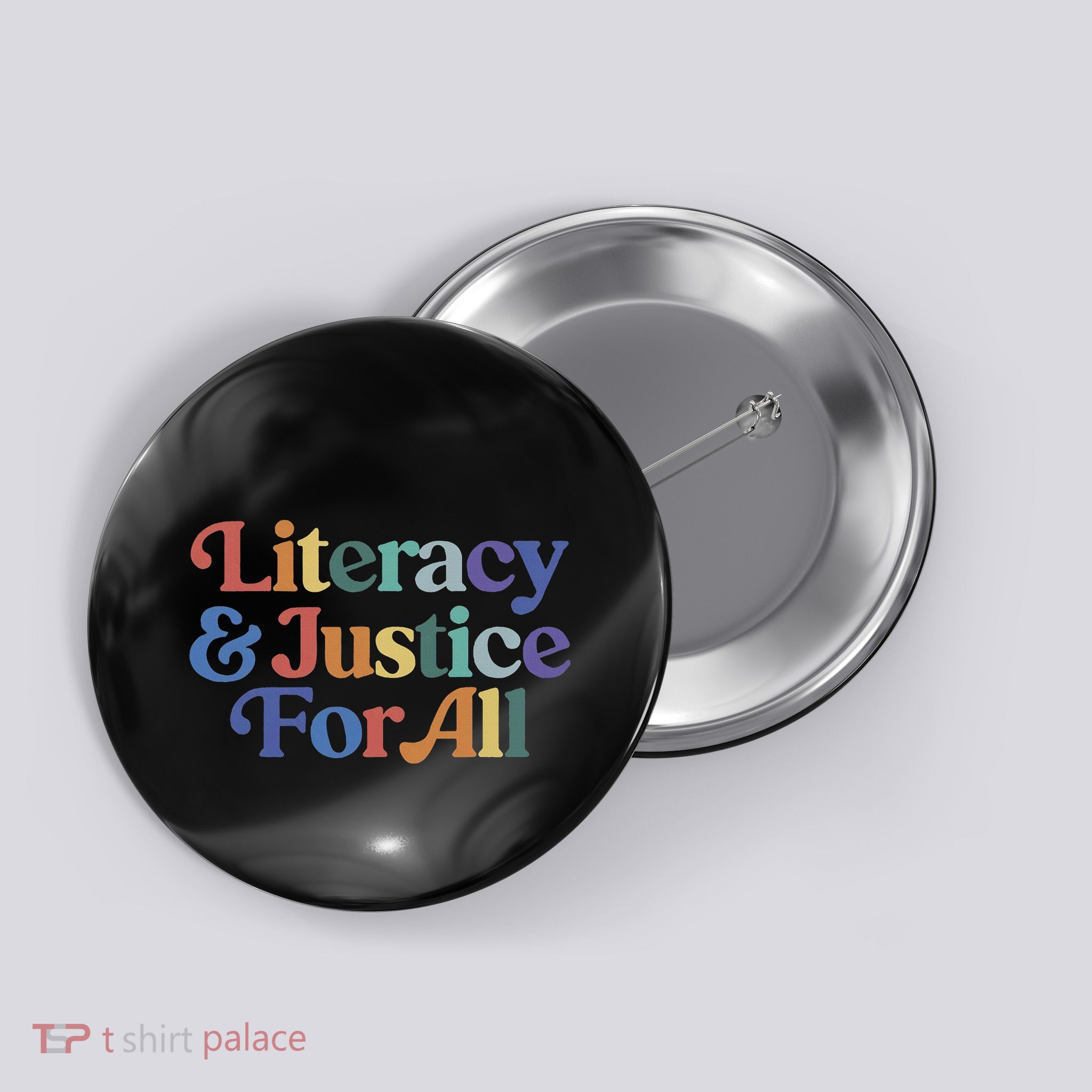 Literacy Justice For All Stop Book Banning Protect Librarian Button