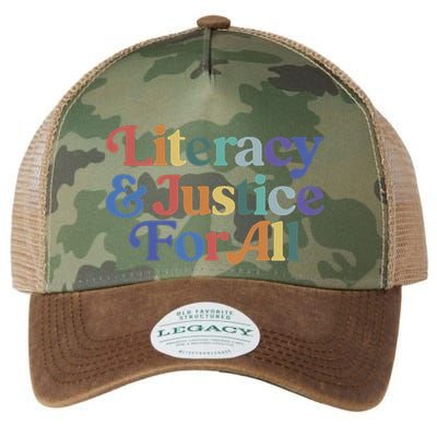 Literacy Justice For All Legacy Tie Dye Trucker Hat