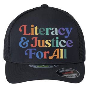 Literacy Justice For All Flexfit Unipanel Trucker Cap