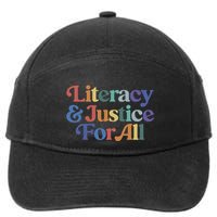 Literacy Justice For All 7-Panel Snapback Hat
